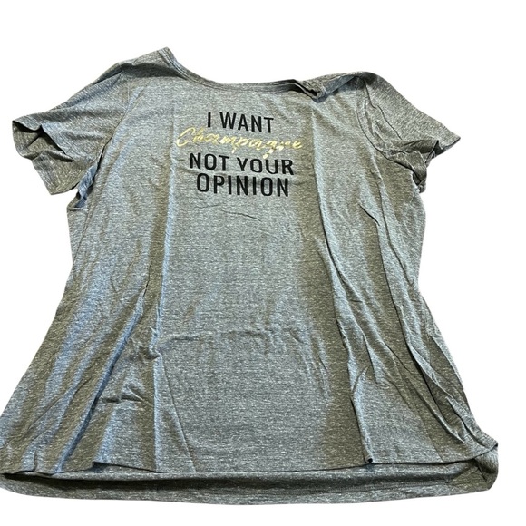 Lane Bryant I want champagne not your opinion womens plus size 22/24 holiday - Picture 1 of 6